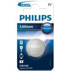 Baterija PHILIPS Lithium CR2430 3V cena un informācija | Baterijas | 220.lv