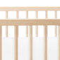 Koka gultiņa Kinderkraft Mia ar matraci 120x60 cm, balta cena un informācija | Zīdaiņu gultas | 220.lv