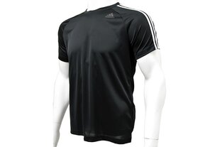 Vīriešu sporta t-krekls Adidas D2M 3-Stripes Tee BK0970 cena un informācija | Sporta apģērbs vīriešiem | 220.lv
