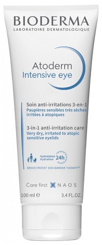 Acu zonas krēms Bioderma Atoderm Intensive Eye, 100 ml цена и информация | Acu krēmi, serumi | 220.lv