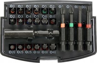 Комплект ударных насадок 23 шт. YT-04621 ЯТО цена и информация | Механические инструменты | 220.lv
