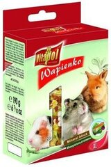 VITAPOL МИНЕРАЛЬНЫЙ КАМЕНЬ ДЛЯ ГРЫЗУНОВ И КРОЛИКОВ С ОВОЩАМИ 190Г цена и информация | Корм для грызунов | 220.lv