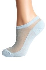 Укороченные женские носки голубого цвета с блеском LUCINA цена и информация | Женские носки | 220.lv