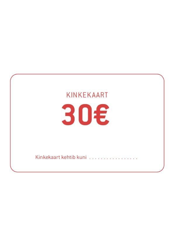 Sokisahtel dāvanu karte 30 € цена и информация | Citas oriģinālas dāvanas | 220.lv