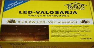 LED apgaismojums saunai 9 x 0,2 W cena un informācija | Iebūvējamās lampas, LED paneļi | 220.lv