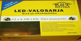 LED освещение для сауны 12 x 0,2 W цена и информация | Монтируемые светильники, светодиодные панели | 220.lv