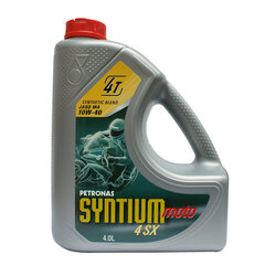 моторное масло PETRONAS SYNTIUM MOTO 4 SP 10W-40 4L цена и информация | Моторное масло | 220.lv