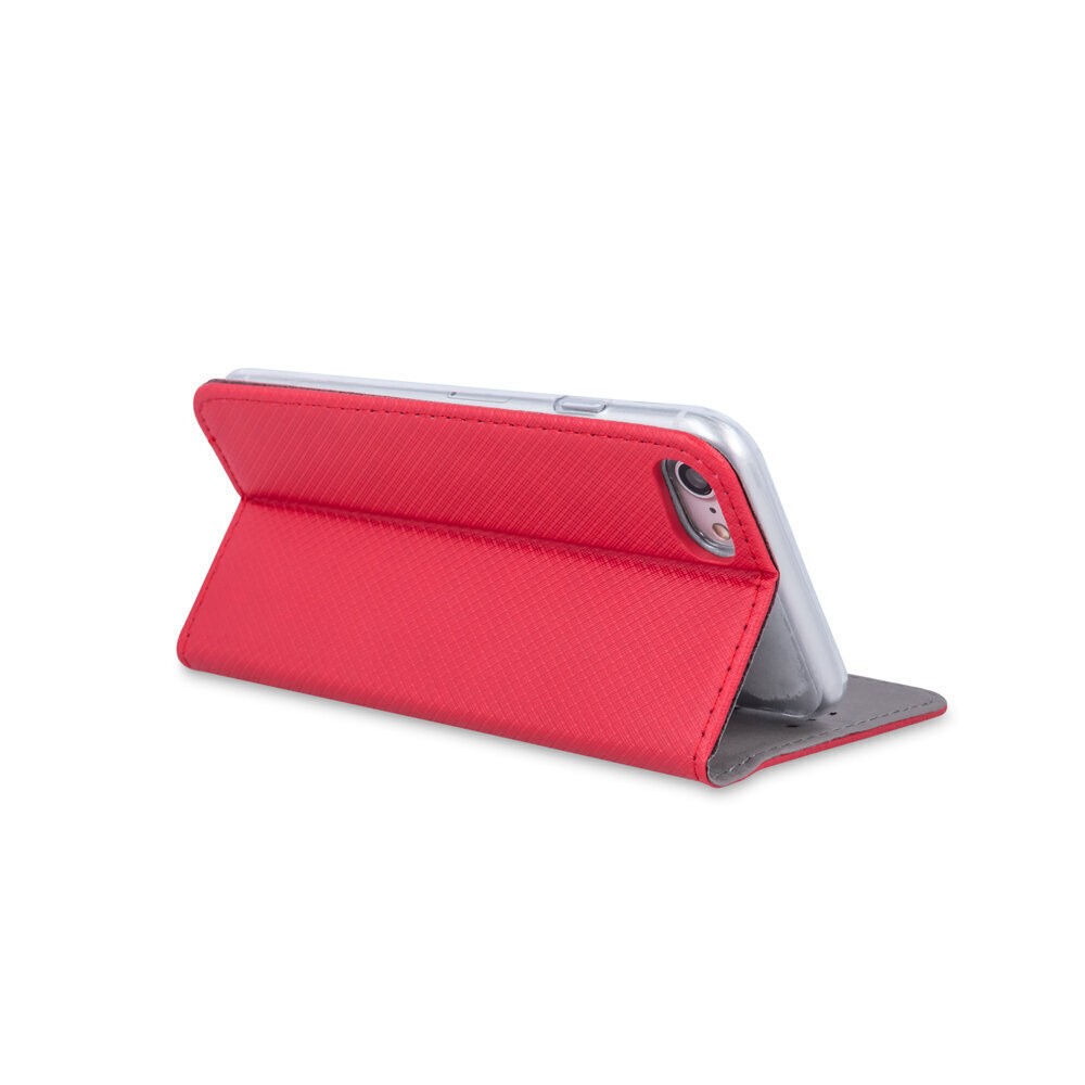 Telefona maciņš Smart Magnet, piemērots Samsung A42 5G, sarkans cena un informācija | Telefonu vāciņi, maciņi | 220.lv