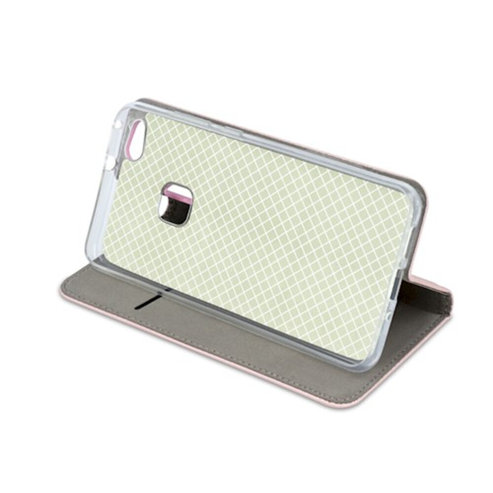 Telefona maciņš Smart Magnet case, piemērots Samsung A12, rozā zelts cena un informācija | Telefonu vāciņi, maciņi | 220.lv