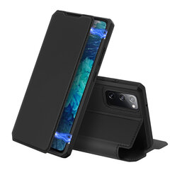 Telefona maciņš Dux Ducis Skin X Bookcase, piemērots Samsung Galaxy S20 FE 5G, melns цена и информация | Чехлы для телефонов | 220.lv