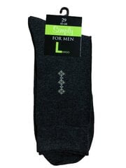 Мужские хлопковые носки с рисунком (Темно-серые) цена и информация | Мужские носки | 220.lv