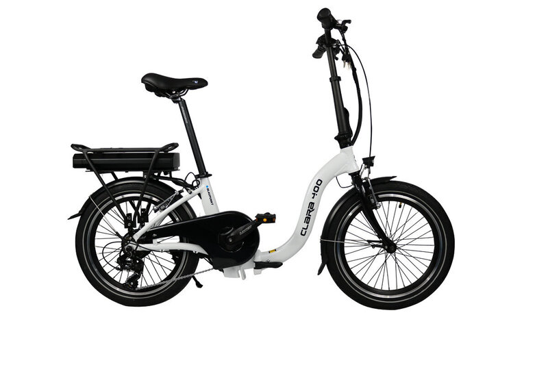 Elektrisks saliekamais velosipēds Blaupunkt Clara 400 20", balts cena |  220.lv