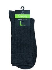 Классические хлопковые мужские носки (Тёмно-серые) цена и информация | Мужские носки | 220.lv