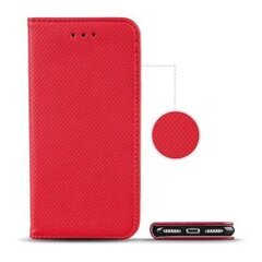 Hallo Smart Magnet Book Case Grāmatveida Maks Telefonam LG K52 Sarkans cena un informācija | Telefonu vāciņi, maciņi | 220.lv