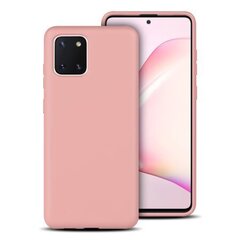 Hallo Liquid Silicone Back Case silikona Apvalks Samsung Galaxy A42 Rozā cena un informācija | Telefonu vāciņi, maciņi | 220.lv