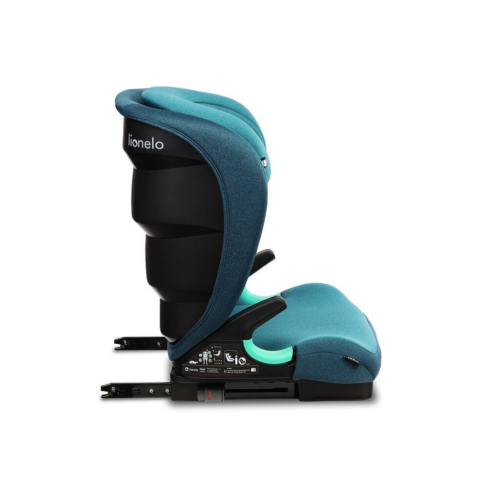 Mašīnas sēdeklis Lionelo Neal i-Size Isofix, 15-36 kg, Green Turquoise cena un informācija | Autokrēsliņi | 220.lv