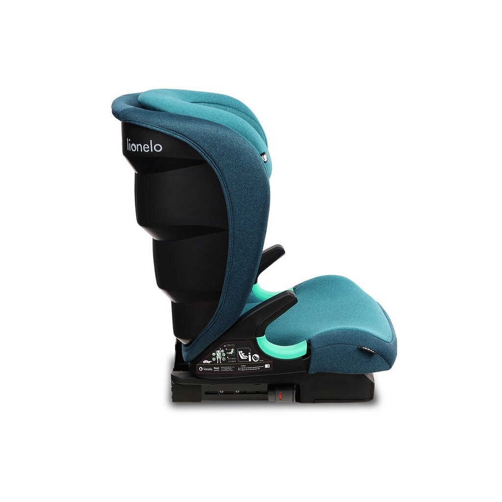 Autokrēsliņš Lionelo Neal I-Size Isofix,15-36 kg, Green Turquoise cena un informācija | Autokrēsliņi | 220.lv