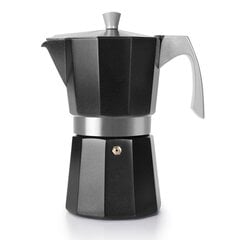 Эспрессо кофеварка evva черная, на 6 чашек цена и информация | Чайники, кофейники | 220.lv