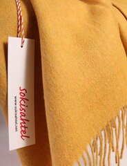 Плед золотисто-желтого цвета из шерсти альпака цена и информация | Покрывала, пледы | 220.lv