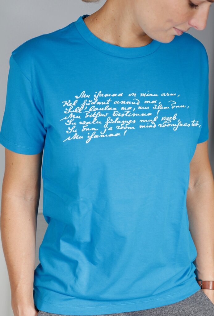 T-krekls sieviešu My Arm, zils cena un informācija | T-krekli sievietēm | 220.lv
