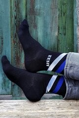 Хлопковые носки черного цвета для мужчин и женщин EESTIMAA (Эстония) цена и информация | Мужские носки | 220.lv