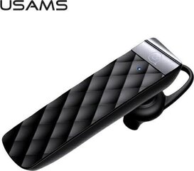 Usams BT1 Multipoint Bluetooth 5.0 HD Balss Bluetooth 5.0 Komfortabla viegla dizaina Mono Austiņa Melna cena un informācija | Bezvadu garnitūra | 220.lv