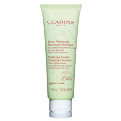 Очищающее средство для умывания для жирной кожи Clarins Purifying 125 мл цена и информация | Средства для очищения лица | 220.lv