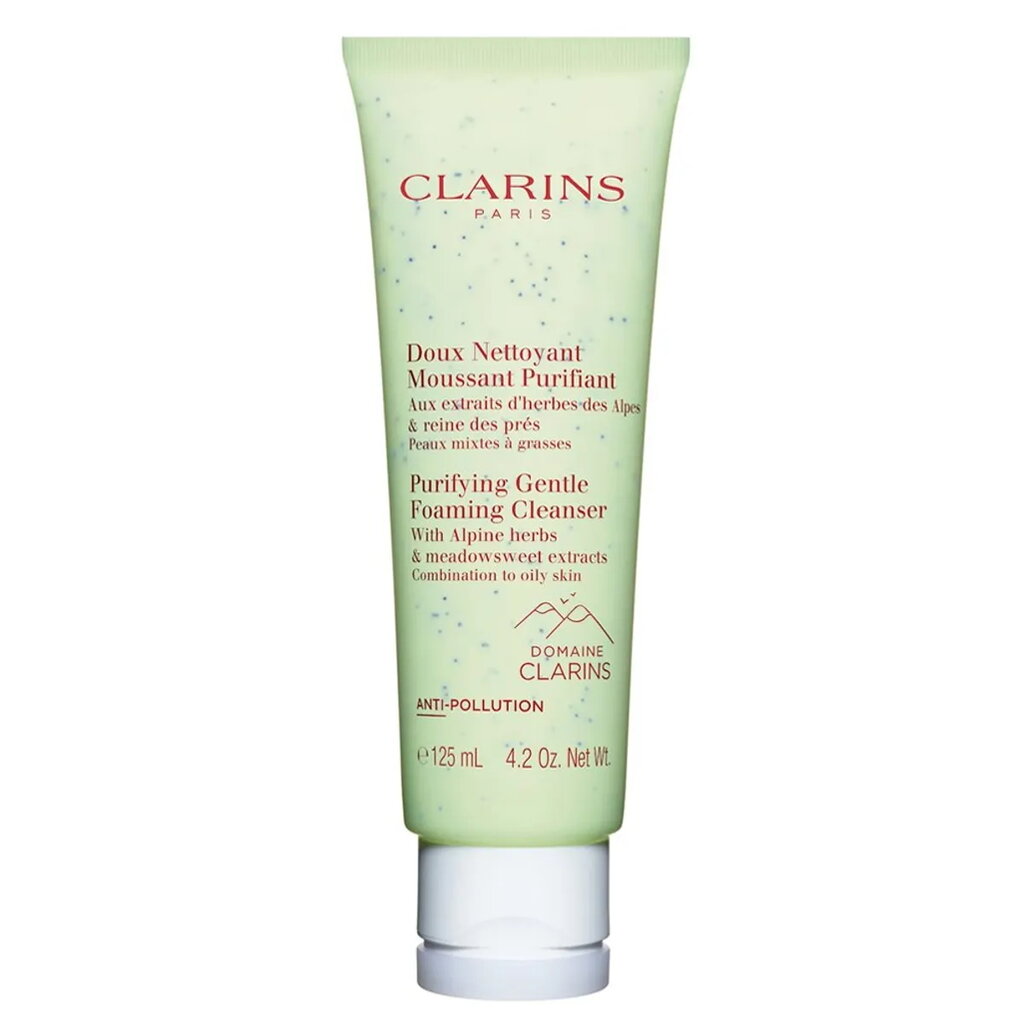Attīrošs sejas tīrīšanas produkts taukainai ādai Clarins Purifying 125 ml cena un informācija | Sejas ādas kopšana | 220.lv