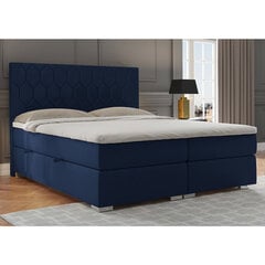 Кровать Selsey Ibella 160x200см, синяя цена и информация | Кровати | 220.lv