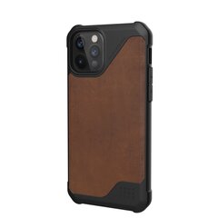 iPhone 12 / 12 Pro premium ādas vaciņš Urban Armor Gear Metropolis, brūns cena un informācija | Telefonu vāciņi, maciņi | 220.lv