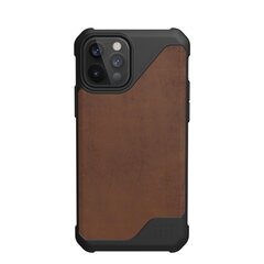 iPhone 12 / 12 Pro premium ādas vaciņš Urban Armor Gear Metropolis, brūns cena un informācija | Telefonu vāciņi, maciņi | 220.lv