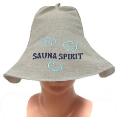 Льняная банная шапка с вышивкой Sauna spirit цена и информация | Аксессуары для сауны и бани | 220.lv