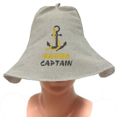 Lina pirts cepure ar izšuvumu Sauna captain cena un informācija | Pirts lietas | 220.lv