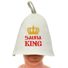Банная шапка с надписью SAUNA KING цена и информация | Аксессуары для сауны и бани | 220.lv