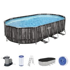 Каркасный бассейн с фильтром Bestway Power Steel 610 x 366 x 122 см, с фильтром цена и информация | Бассейны | 220.lv