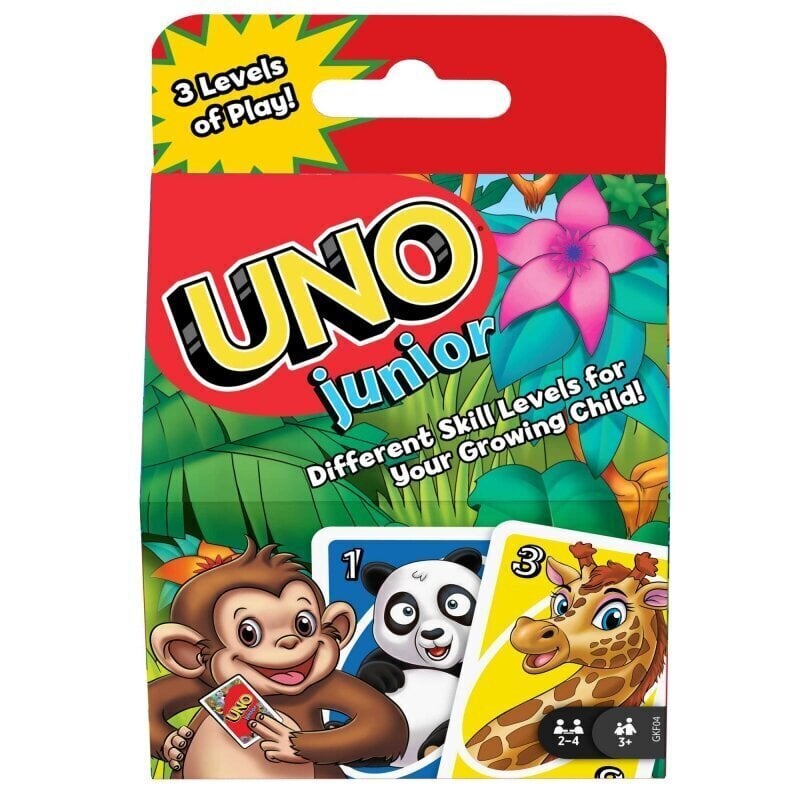 Kārtis mazajiem Uno Junior cena un informācija | Galda spēles | 220.lv