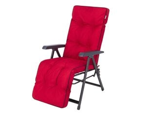 Krēsla spilvens Hobbygarden Ilona Oxford, sarkans cena un informācija | Krēslu paliktņi | 220.lv