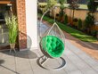 Spilvens piekarināmam šūpuļkrēslam Hobbygarden Luna Oxford, zaļš cena un informācija | Krēslu paliktņi | 220.lv