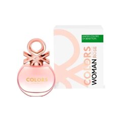 Tualetes ūdens Benetton Colors Rose EDT sievietēm 80 ml цена и информация | Женские духи | 220.lv