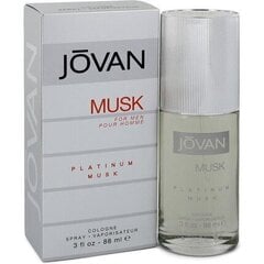 Одеколон Jovan Platinum Musk EDC для мужчин 88 мл цена и информация | Мужские духи | 220.lv