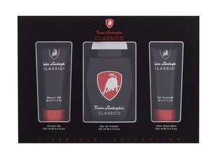 Komplekts Tonino Lamborghini Classico: EDT vīriešiem 125 ml + dušas želeja 100 ml + balzams pēc skūšanās 100 ml cena un informācija | Vīriešu smaržas | 220.lv