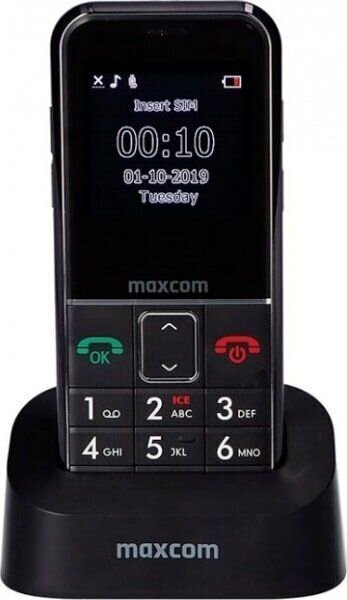 Maxcom Comfort MM735 Black cena un informācija | Mobilie telefoni | 220.lv