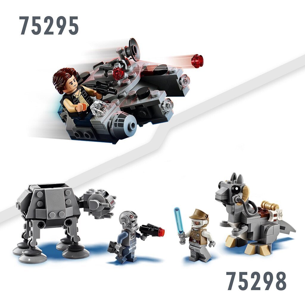 75298 LEGO® Star Wars AT-AT pret Tauntaun mikrocīnītāju cena un informācija | Konstruktori | 220.lv