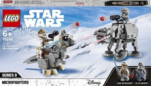 75298 LEGO® Star Wars AT-AT против Tauntaun микрофайтеров цена и информация | Конструкторы и кубики | 220.lv