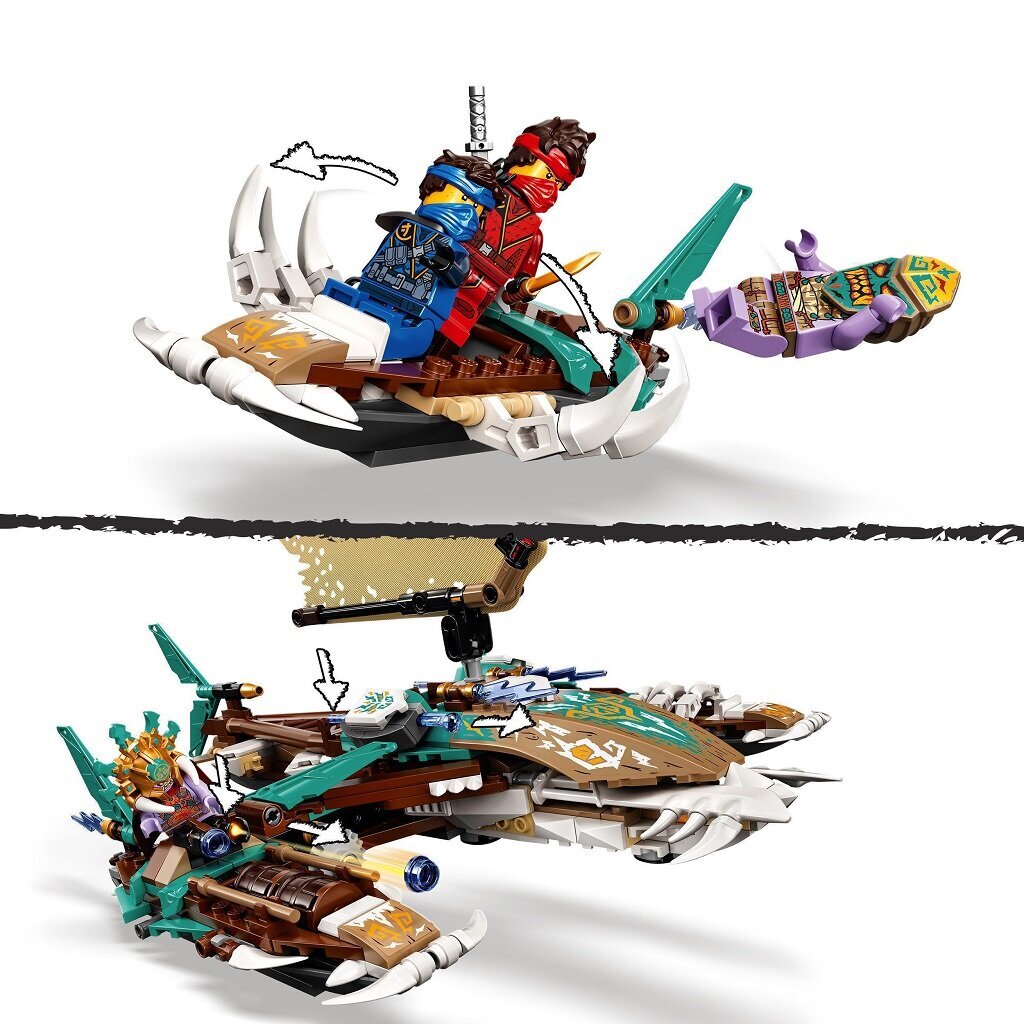 71748 LEGO® NINJAGO Katamarānu cīņa jūrā cena un informācija | Konstruktori | 220.lv