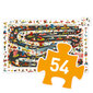 Izpētes puzle - Mašīnu rallijs (54 gab.), Djeco DJ07564 cena un informācija | Puzles, 3D puzles | 220.lv