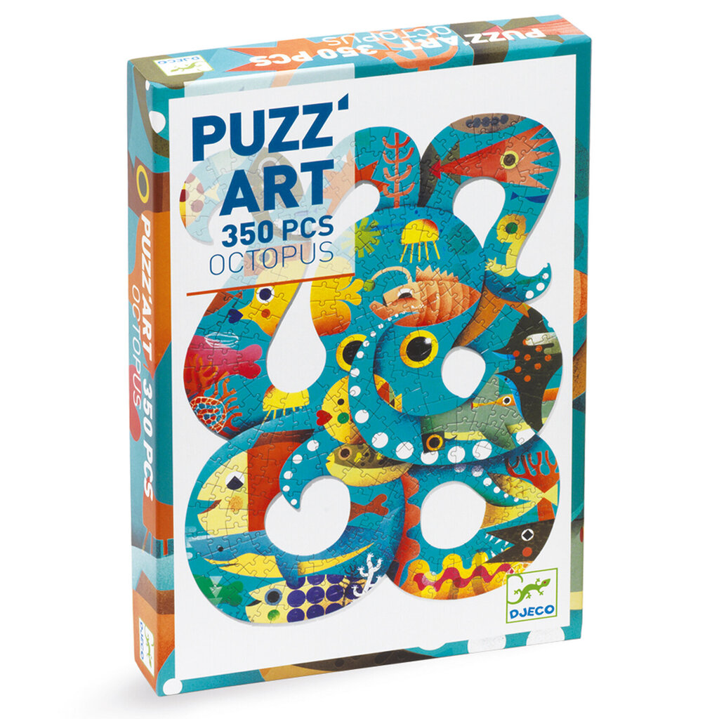 Puzle astoņkāja formā (350 gab.), Djeco DJ07651 cena un informācija | Puzles, 3D puzles | 220.lv