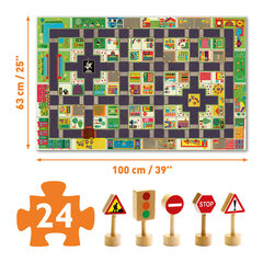 Puzle Djeco ar pilsētām, DJ07161, 24 d. cena un informācija | Puzles, 3D puzles | 220.lv