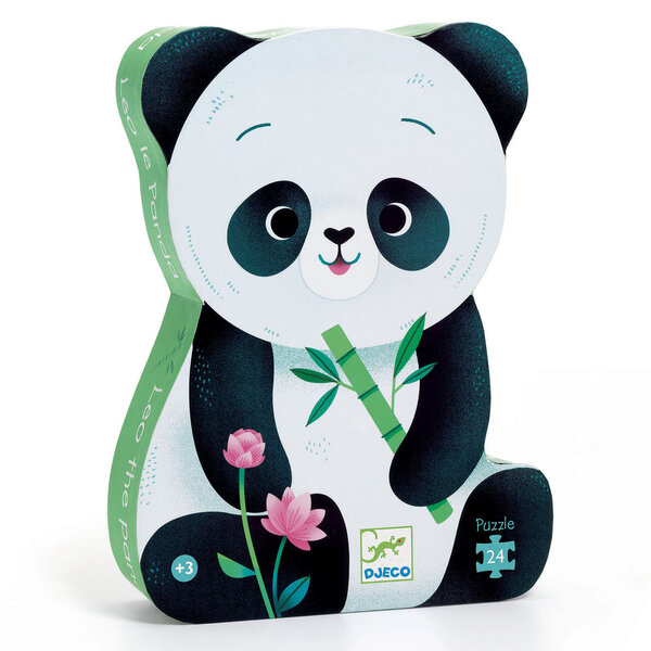 Silueta puzle - Panda (24 gab.), Djeco DJ07282 cena un informācija | Puzles, 3D puzles | 220.lv