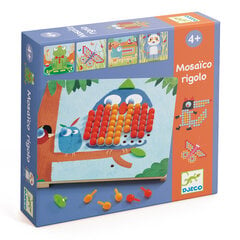 Мозаичная игра - Забавные животные, Djeco DJ08136 цена и информация | Развивающие игрушки | 220.lv